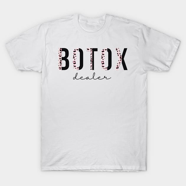 Great gift idea for Botox Dealer Lover Filler Lips Boss Babe Nurse Injector Plastic surgery Esthetician funny gift T-Shirt by The Mellow Cats Studio